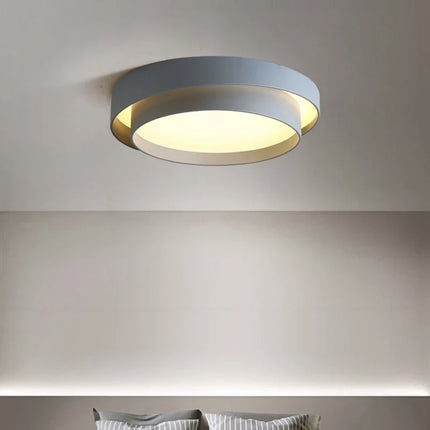 Plafonnier rond au design moderne pour éclairage nordique créatif — LZ4X9M