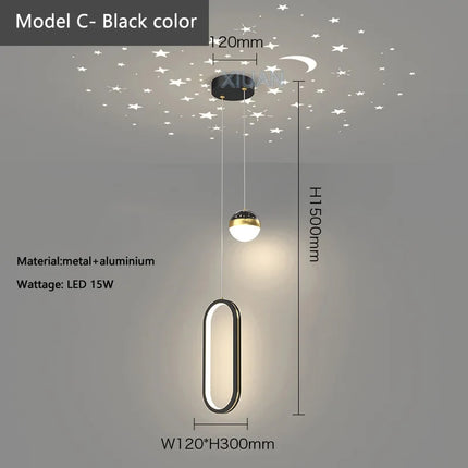 Suspension moderne pour éclairage intérieur en barre — LZ4X9T