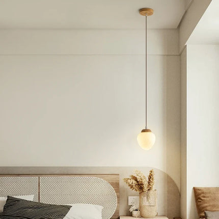 Lustre en bois simple au style français moderne pour enfants — LZ4J9XQ