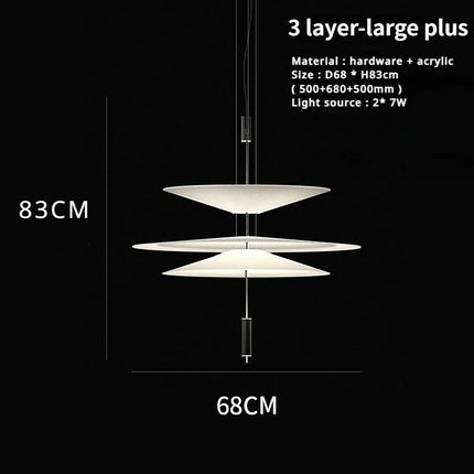 Lustre LED moderne forme soucoupe volante pour décoration intérieure — LZ4X9T
