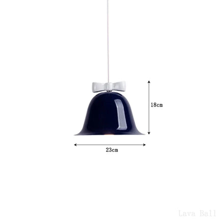 Suspension moderne en forme de cloche avec nœud décoratif — LZ4XJ9