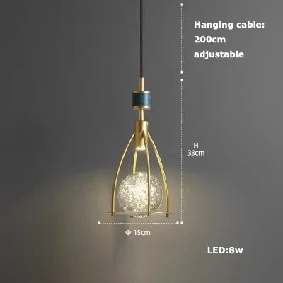 Lustre suspension LED pour éclairage moderne et élégant — LZ4X9P