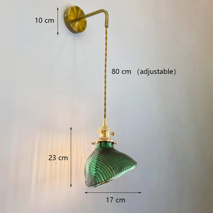 Lustre suspension en verre minimaliste au design japonais créatif — LZ4X9M