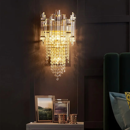 Applique murale en cristal style nordique moderne pour intérieur élégant — LZ4X9P2