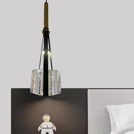 Suspension réglable en hauteur en résine et cuir artificiel — LZ4X9D2