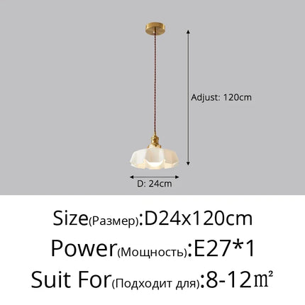 Lustre plissé simple pour éclairage intérieur doux — LZ4X9P2