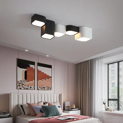Lustre moderne à lumière géométrique simple — LZ4D7Q9