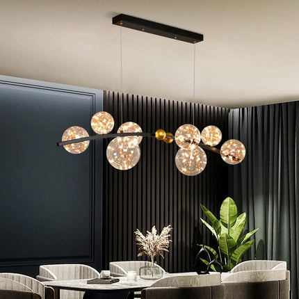 Suspension nordique en verre LED pour décoration intérieure — LZ4X9B