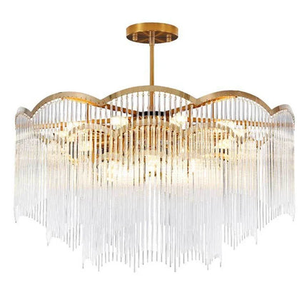 Lustre moderne en cristal pour intérieur luxueux — LZ4X9P2