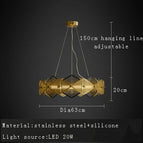 A 63cm / Bronze noir / Lumière chaude
