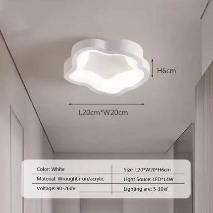 Plafonnier LED style nordique pour salon — LZ4G7XQ9