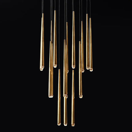Lustre suspension LED postmoderne en cristal nordique — LZ4X9Q2