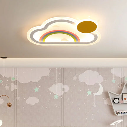 Plafonnier LED nuage arc-en-ciel pour chambre d’enfant — LZ4Q9T1