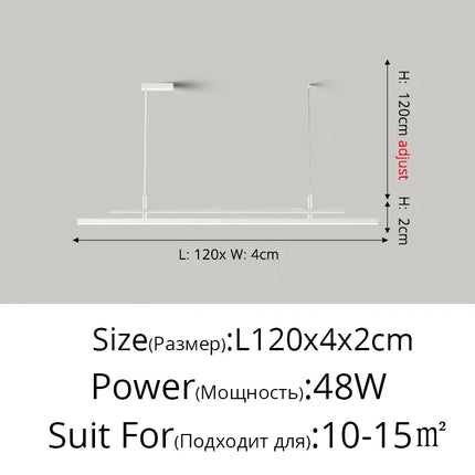 Lustre LED nordique pour éclairage intérieur moderne — LZ4X9T