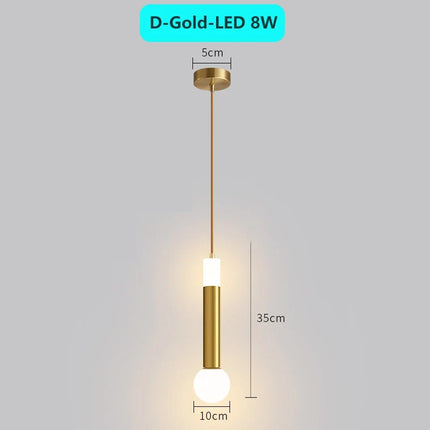 Suspension LED tube long design moderne pour intérieur luxe — LZ4X7Q9