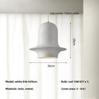 Blanc D36cm / 3 lumières interchangeables