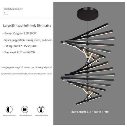 Suspension nordique LED pour décoration intérieure moderne — LZ4X9J