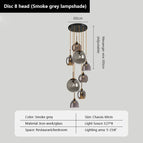 Dia60cm Gris 8lumière / Sans ampoule