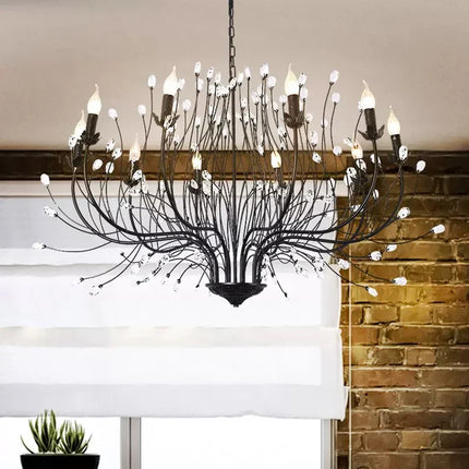 Lustre LED en cristal pour intérieur élégant et moderne — LZ4X9P2