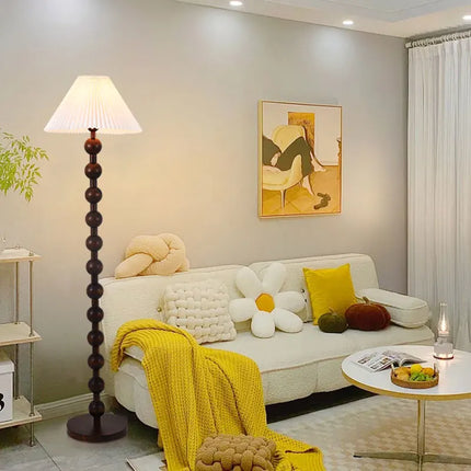 Lampadaire en bois haut de gamme style rétro pour intérieur — LZ4P9XQ