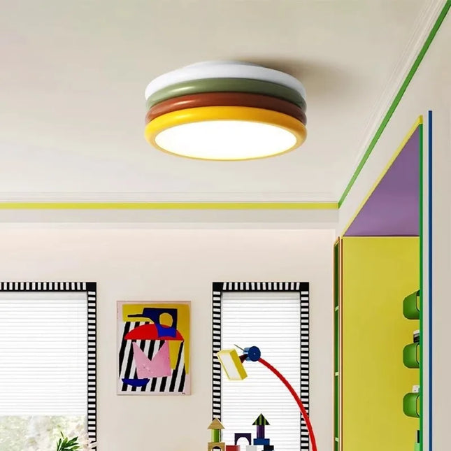 Plafonnier LED multicolore avec protection des yeux pour enfant — LZ4X9T1