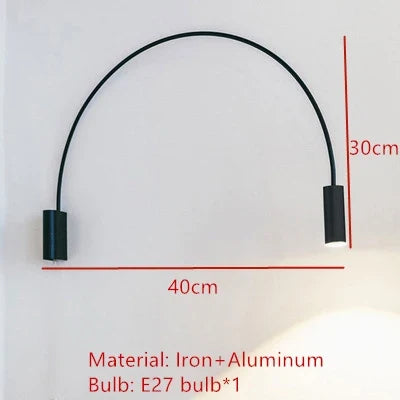 Applique murale LED courbée en métal doré G9 — LZ4X9P2