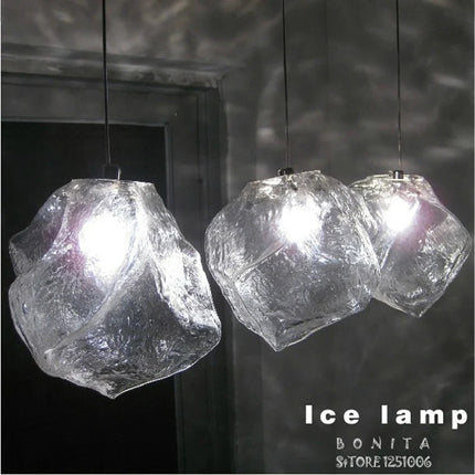 Suspension LED en cristal transparent pour salle à manger — LZ4P9XQ