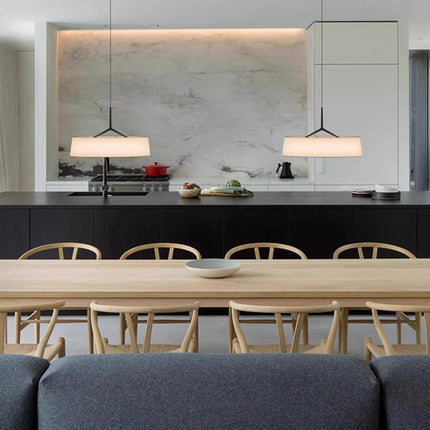 lustre à LED en tissu japonais pour décoration intérieure