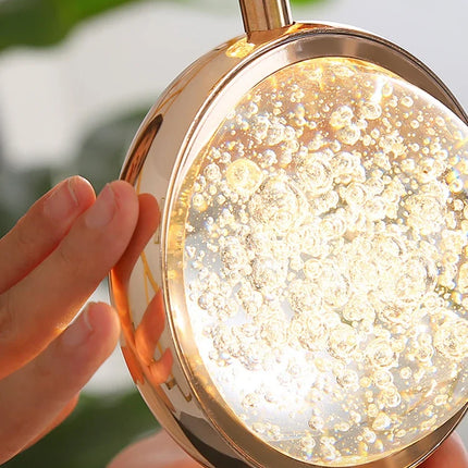 Lustre rotatif en cristal style nordique pour éclairage intérieur — LZ4X9P