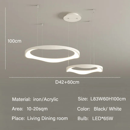Suspension design moderne pour éclairage intérieur élégant — LZ4X9T2