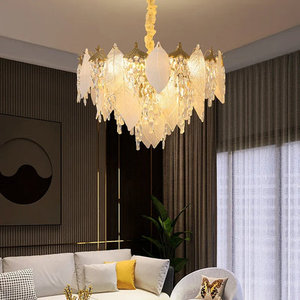 Lustre en cristal au design créatif pour éclairage moderne — LZ4X7M
