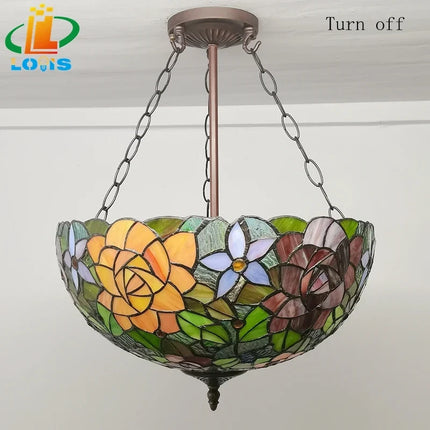 Lustre décoratif en forme de fleur de pivoine style européen — LZ4X9T2