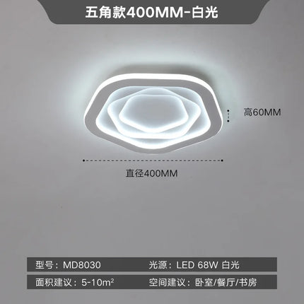 plafonnier moderne minimaliste design créatif lumière led ultra mince