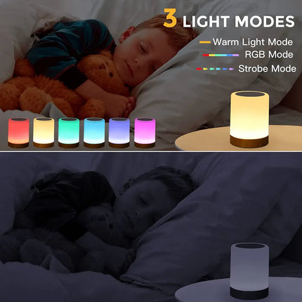 Lampe de table tactile LED RVB avec capteur pour bureau et chambre — LZ4P9XQ
