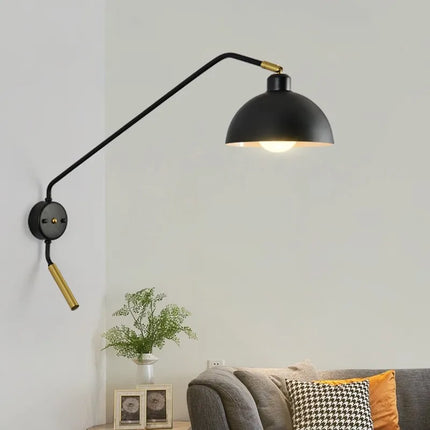 Applique murale style industriel nordique avec bras articulé — LZ4X9M2
