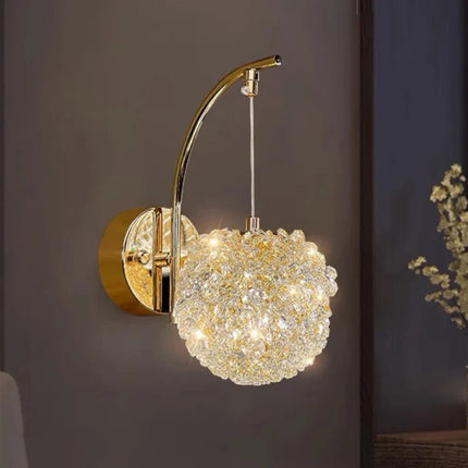 Applique murale LED nordique en cristal au design élégant — LZ4X9QJ