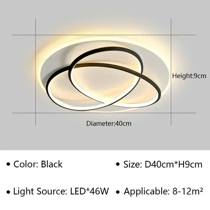 Lustre LED moderne pour décoration intérieure lumineuse — LZ4X9T1
