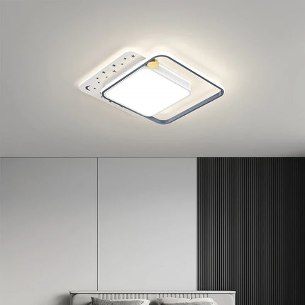 Lustre moderne avec télécommande pour éclairage décoratif intérieur — LZ4X9Q7