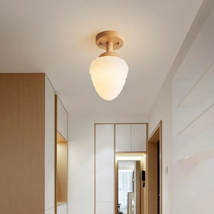 Lustre en bois simple au style français moderne pour enfants — LZ4J9XQ