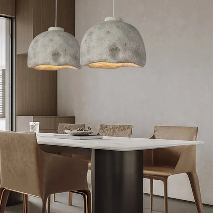 Lustre suspension moderne au style wabi-sabi japonais — LZ4X9M