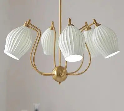 Lustre Bauhaus en céramique pour intérieur moderne et élégant — LZ4X9P
