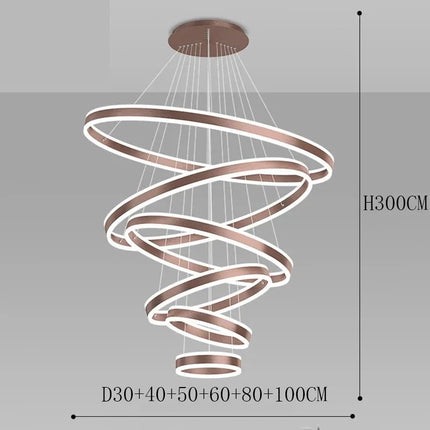 Lustre suspension moderne pour salon et salle à manger — LZ4X9T