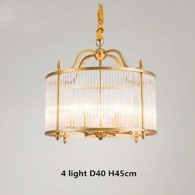 Plafonnier en verre et cuivre doré au design moderne pour intérieur — LZ4X9T