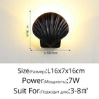 Noir L16x7cm 7W / Blanc chaud (2700-3500K)
