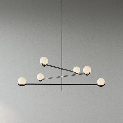 Lustre LED boule en verre style nordique pour intérieur — LZ4X9P2