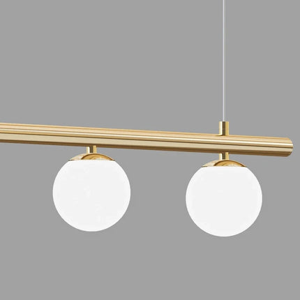 Lustre suspension moderne avec abat-jour en verre style nordique — LZ4P9XQ