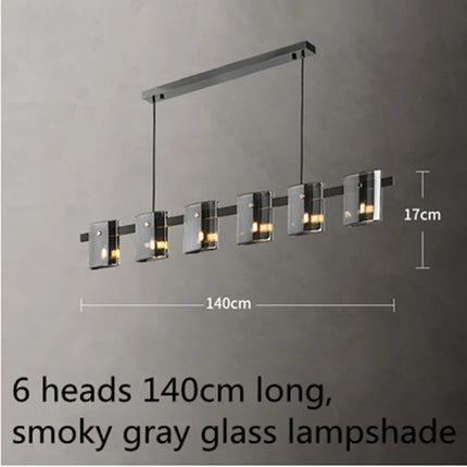Lustre LED postmoderne en cristal pour intérieur élégant — LZ4X9J2