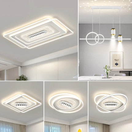 Plafonnier LED nordique pour intérieur ambiance chaleureuse — LZ4X9T2