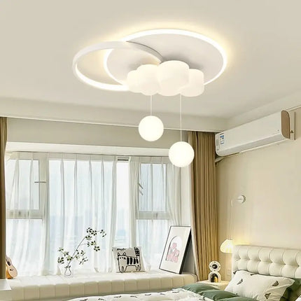 Plafonnier minimaliste avec suspension bulle et lustre nuage — LZ4Q9X2