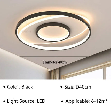 Lustre LED moderne pour décoration intérieure élégante — LZ4X9P2